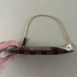 ungetragene LOUIS VUITTON Damier Ebene Trunks Label Pochette Milla