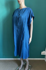 NAZARENO GABRIELLI Vintage Leinenkleid