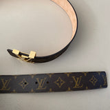 LOUIS VUITTON Initiales Gürtel Monogram Canvas