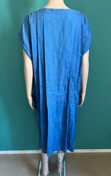 NAZARENO GABRIELLI Vintage Leinenkleid