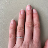 neuwertiger TIFFANY T Weissgold Ring mit Diamanten