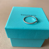 neuwertiger TIFFANY T Weissgold Ring mit Diamanten