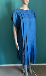 NAZARENO GABRIELLI Vintage Leinenkleid