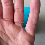 neuwertiger TIFFANY T Weissgold Ring mit Diamanten