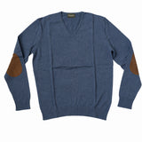 PELIKAMO Pullover mit Ellbogen Patches