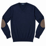 PELIKAMO Pullover mit Ellbogen Patches