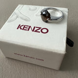 KENZO Ring aus Silber und Rauchquarz