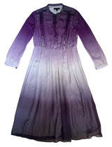 neues BURBERRY PRORSUM Dégradé Ombré Seidenkleid