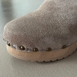 neue SOFTCLOX Velours Leder Clogs