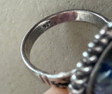 Silberring mit Lapislazuli Stein