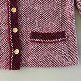 CHANEL Vintage Tweed-Cadigan