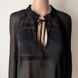 ALL SAINTS Veda Shimmer Top