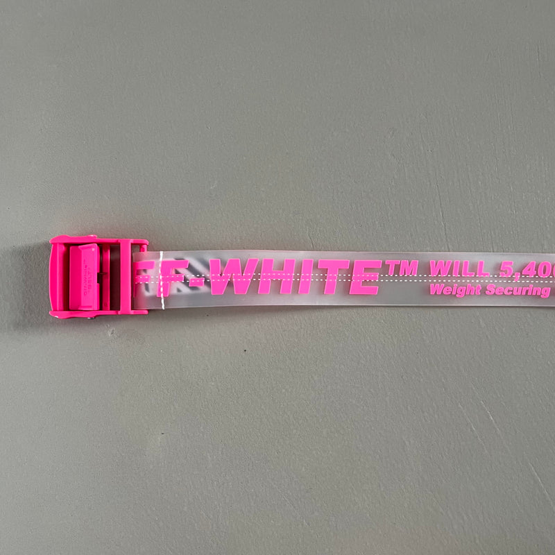 OFF-WHITE Industrial Logo Rubber Belt