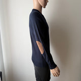 PELIKAMO Pullover mit Ellbogen Patches