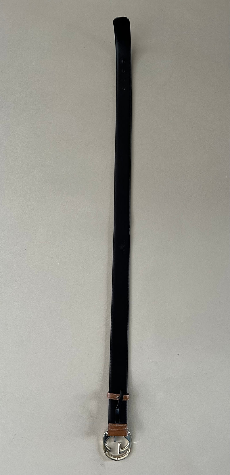 Pailetten Gürtel mit Tigerkopf Schnalle