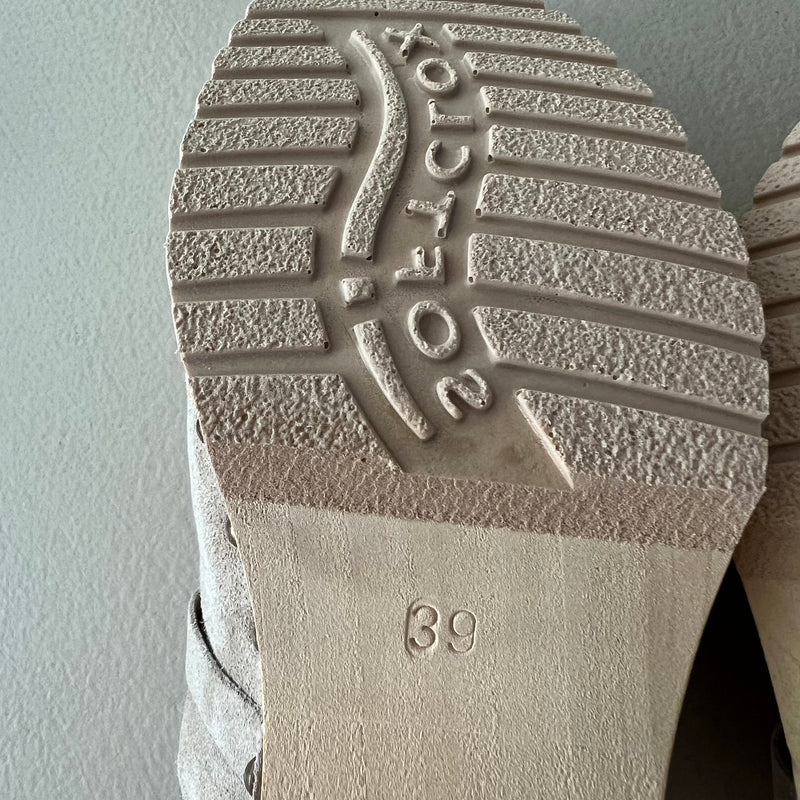 neue SOFTCLOX Velours Leder Clogs