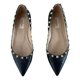 VALENTINO GARAVANI Rockstud Leder Ballerina