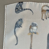 Vintage Seidenfoulard mit Affen