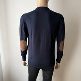 PELIKAMO Pullover mit Ellbogen Patches