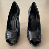 LALTRAMODA Peeptoe Pumps
