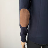 PELIKAMO Pullover mit Ellbogen Patches