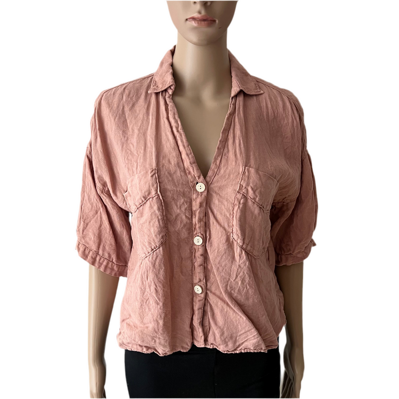 ZARA Leinenbluse