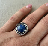 Silberring mit Lapislazuli Stein