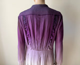 neues BURBERRY PRORSUM Dégradé Ombré Seidenkleid