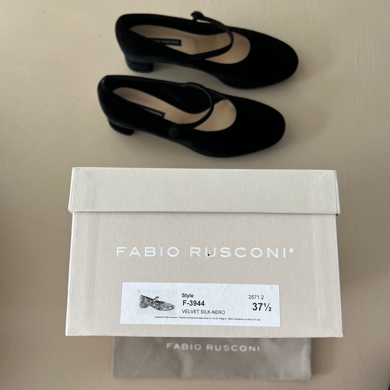 neue FABIO RUSCONI Velvet Silk Pumps