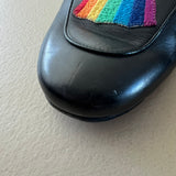 GUCCI Princetown Embroidered Ufo and Dragon Slipper