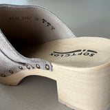 neue SOFTCLOX Velours Leder Clogs