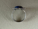 Silberring mit Lapislazuli Stein