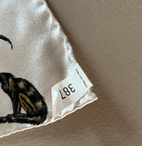 Vintage Seidenfoulard mit Affen