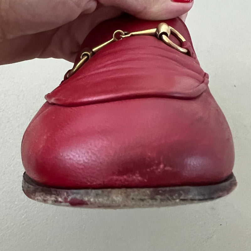 GUCCI Horsebit Leder Loafers