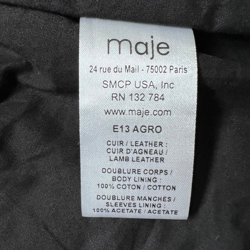 MAJE Lederjacke