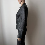 LA REINE BLANCHE Lederjacke