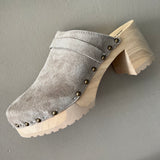 neue SOFTCLOX Velours Leder Clogs