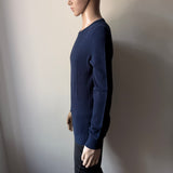 PELIKAMO Cotton Pique Crewneck Sweater