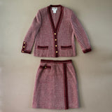 CHANEL Vintage Tweed-Rock
