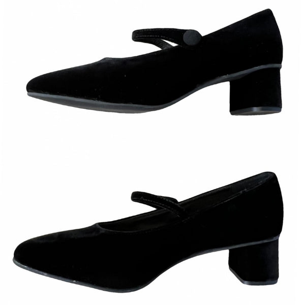 neue FABIO RUSCONI Velvet Silk Pumps