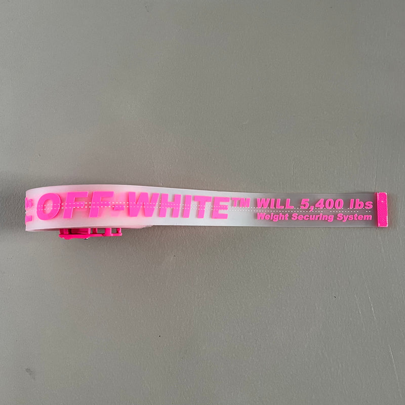 OFF-WHITE Industrial Logo Rubber Belt