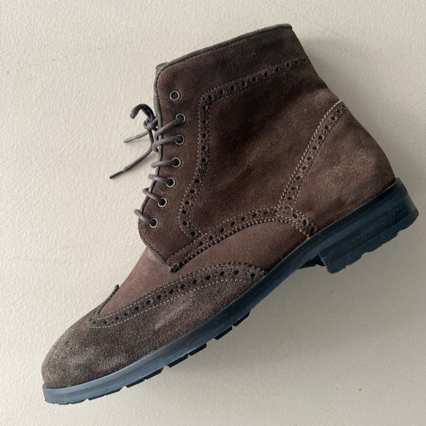 NAVYBOOT Veloursleder Schnürschuhe