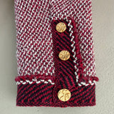 CHANEL Vintage Tweed-Cadigan