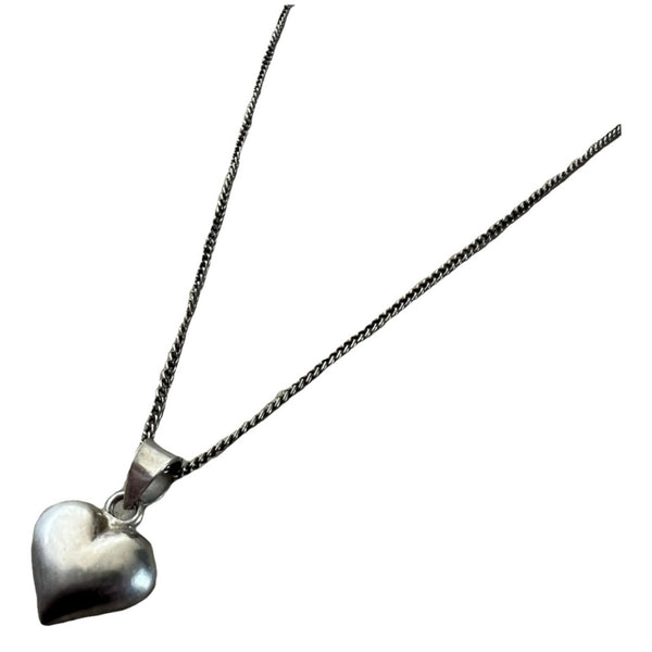 Halskette Silber mit Herzanhänger