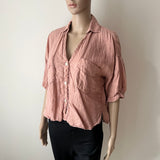 ZARA Leinenbluse