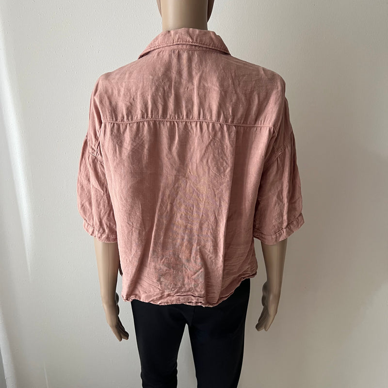 ZARA Leinenbluse