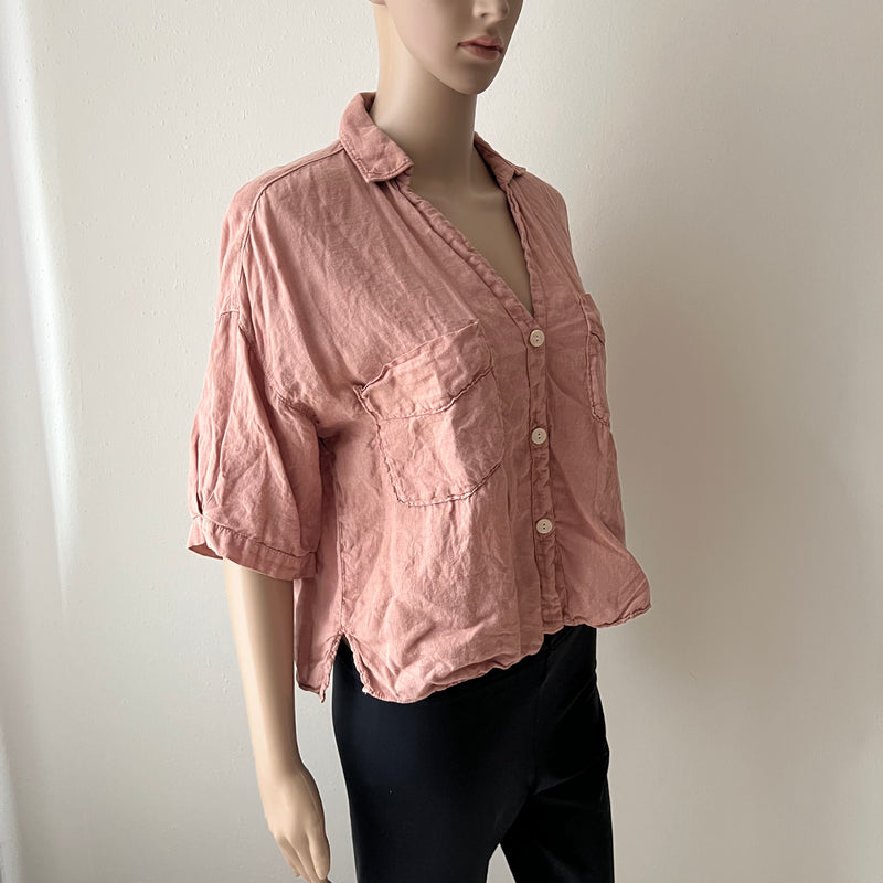 ZARA Leinenbluse