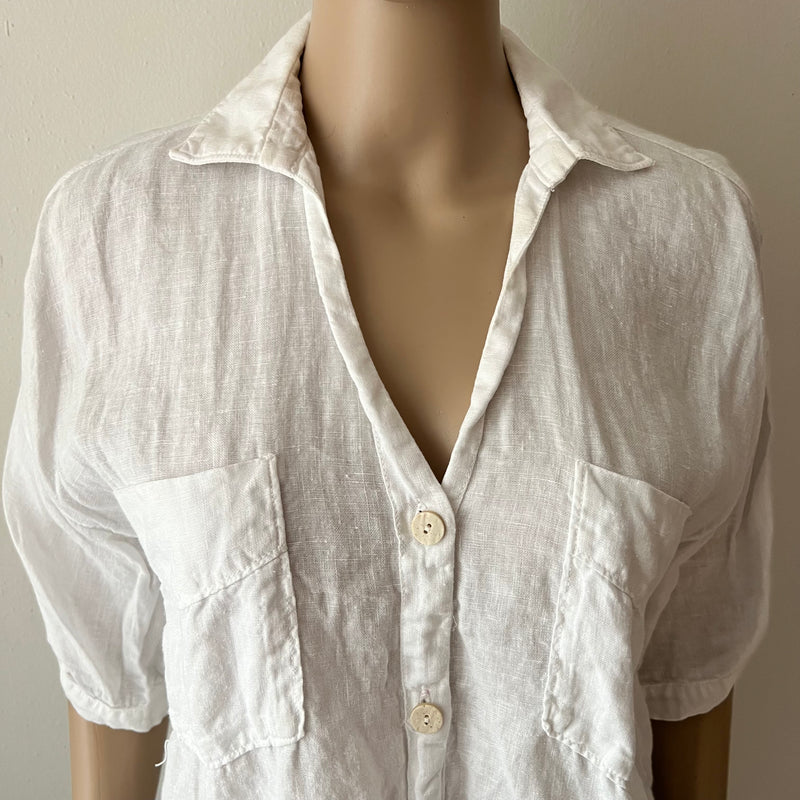 ZARA Leinenbluse