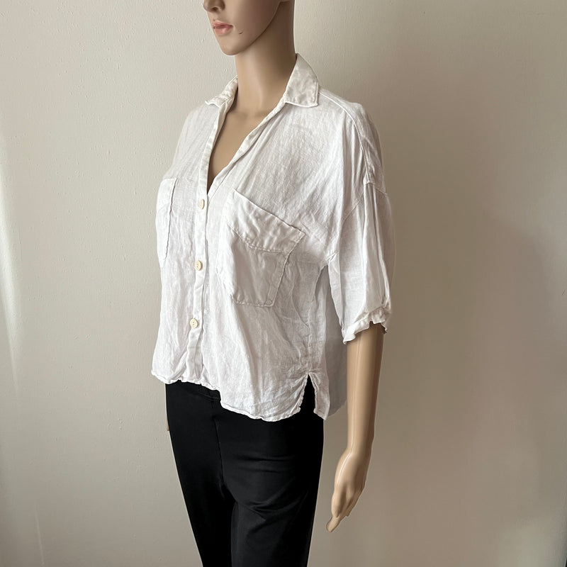 ZARA Leinenbluse