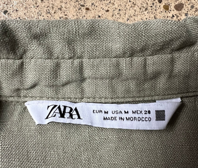 ZARA Leinenbluse